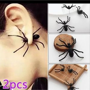Bk stud spider ears earrings unique